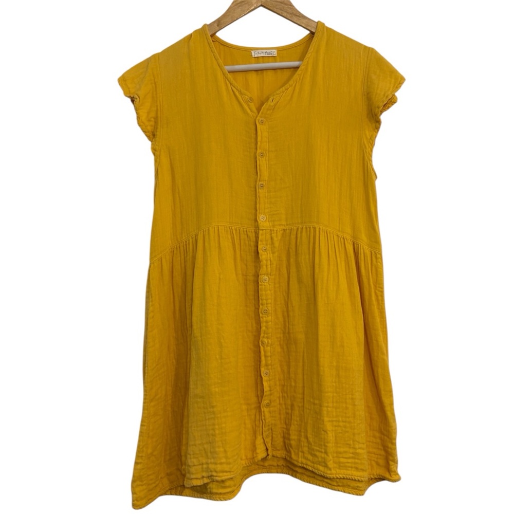 Free People x CP Shades Tory Gauze Cotton Tunic Dress Size S